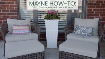 How to Drill a Drainage Hole for Mayne Planters