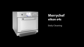 Merrychef eikon e4s Combination Oven: Cleaning
