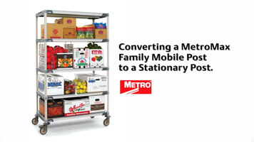 Metromax Shelving Units: Converting Mobile Posts to Stationary Posts
