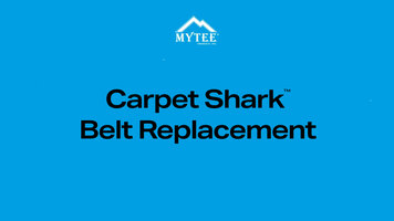 Mytee How-To: Carpet Shark Belt Replacement