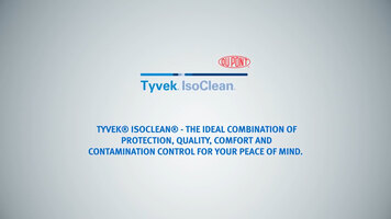 New DuPont™ Tyvek® IsoClean®
