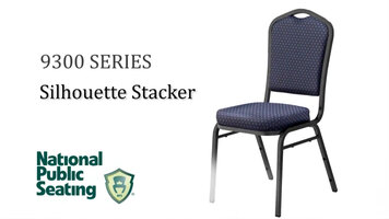 National Public Seating 9300 Silhouette Stacking Chair