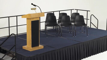 National Public Seating Stage Assembly