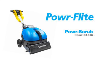 Powr-Flite Powr-Scrub 16" Compact Scrubber – Operation & Maintenance