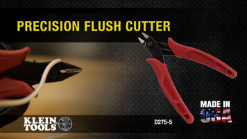 Klein Tools' Precision Flush Cutter Overview
