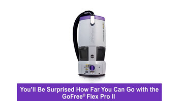 ProTeam GoFree Flex Pro II Vacuum Overview  ProTeam GoFree Flex Pro II Vacuum Overview