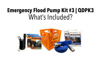 Quick Dam QDPK3 Emergency Flood Pump Kit Features