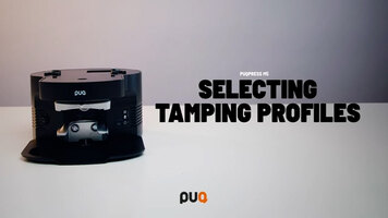 M5 – Selecting tamping profiles