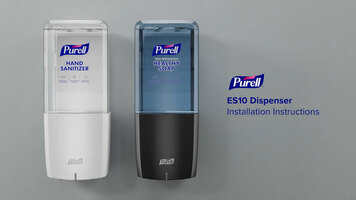 Purell ES10 Touch-Free Dispenser Installation Instructions