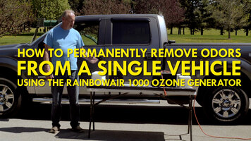 How to Remove Odors from a Single Vehicle Using the Rainbowair 1000 Ozone Generator