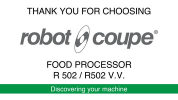 Robot Coupe R502 Food Processor: Your Machine