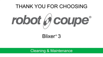 Robot-Coupe Blixer 3 Food Processor Cleaning & Maintenance Robot-Coupe Blixer 3 Food Processor Cleaning & Maintenance