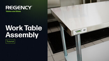 Regency Work Table Assembly