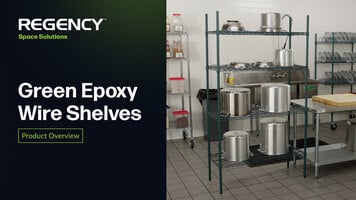 Regency Green Epoxy Shelves