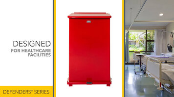 Rubbermaid® Defender Series Trash Receptacles Rubbermaid® Defender Series Trash Receptacles