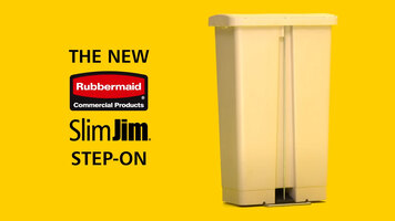 Rubbermaid Slim Jim Step-On Trash Cans