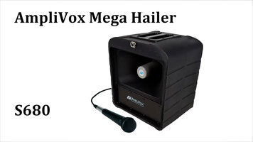 AmpliVox S680 Mega Hailer PA System Overview