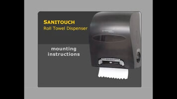 Sanitouch Manual Touchless Roll Towel Dispenser Mounting Instructions