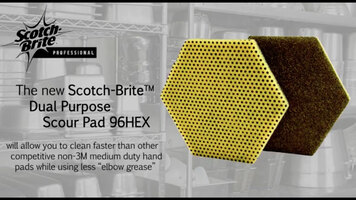 Scotch Brite™ Dual Purpose Scour Pad 96HEX: Performance