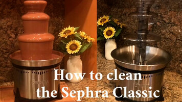 Cleaning the Classic Home Chocolate Fountain