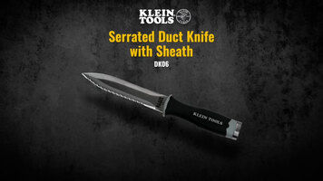 Klein Tools DK06 Serrated Duct Knife Overview