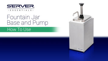 Server Fountain Jar - How to Use