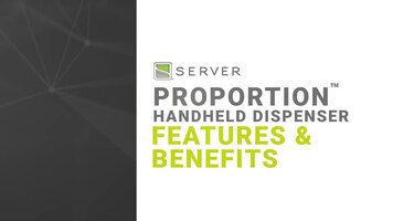 Features and Benefits of Server's ProPortion Handheld Dispenser
