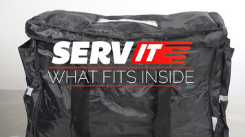 What Fits Inside a ServIt 22" x 13" x 16" Food Delivery Bag? 