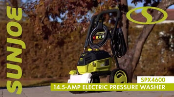 Demo of SPX4600 - Sun Joe Induction Motor Electric Pressure Washer with Roll Cage