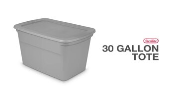Sterilite 30 Gallon Tote Overview
