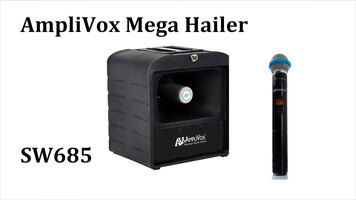 SW685 Mega Hailer PA with Wireless Handheld Microphone