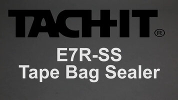 Tach-It E7R-SS Stainless Steel Tape Bag Sealer