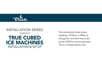True Cubed Ice Machines: Installation and Setup