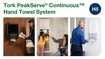 Tork PeakServe Continuous Hand Towel System Overview Tork PeakServe Continuous Hand Towel System Overview