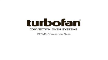 Turbofan E23M3 Convection Oven Highlights Turbofan E23M3 Convection Oven Highlights