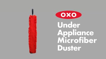 OXO Good Grips Microfiber Under Appliance Duster Product Overview OXO Good Grips Microfiber Under Appliance Duster Product Overview