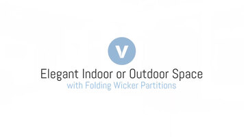 Versare's Folding Wicker Screens Create Indoor or Outdoor Privacy