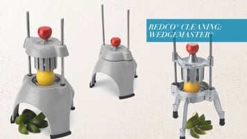 Vollrath Redco Wedgemaster: Cleaning