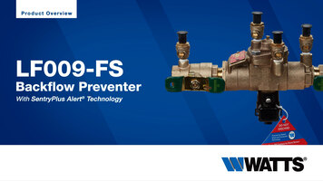 Watts LF009-FS Backflow Preventer with SentryPlus Alert Technology Overview
