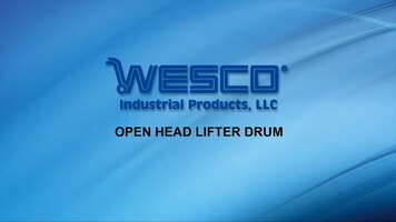 WESCO Open Head Drum Lifter WESCO Open Head Drum Lifter