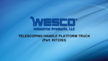 WESCO Telescoping Handle Platform Truck 272262