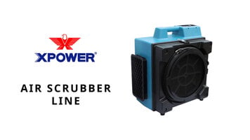 XPOWER Air Scrubbers for Air Purification, Mold Remediation, & Restoration