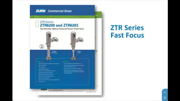 Zurn ZTR Series Flush Valves