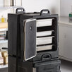 Black Insulated Pan Carrier Kit with Two Front Loading 5-Pan Carriers