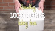 How to Assemble Lock Corner Bakery Boxes