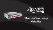 Avantco Electric Griddles