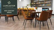 This video is promoting the Lancaster Table & Seating mid-century line.