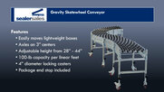 Sealer Sales Gravity Skate Wheel Conveyors