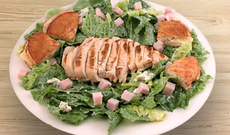 Cordon Bleu Salad Pocket Bread