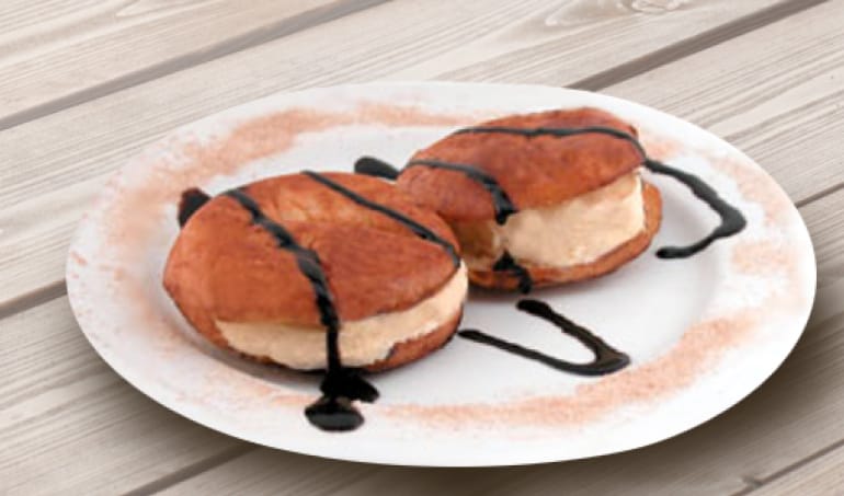 Pocket Bread Ice Cream Sandwich